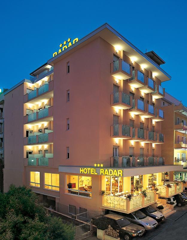 Hotel Radar Rimini Esterno foto